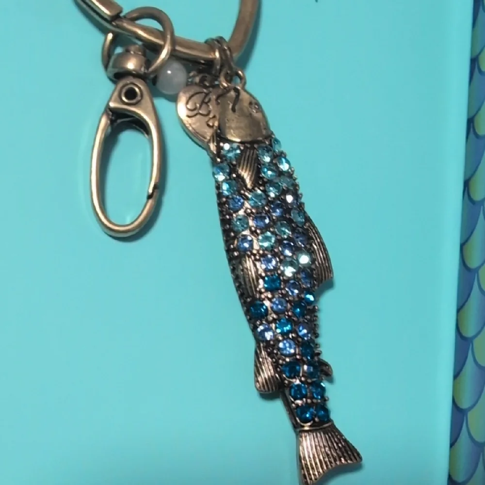 Betsey Johnson Sardine Fish Keychain/Bag Charm